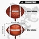 thumbnail image 2 of Globos de fútbol Skylety Football Rugby, papel de aluminio, 66 cm, 2 of 7