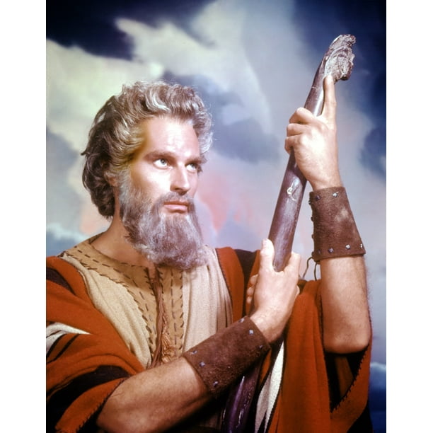 The Ten Commandments Charlton Heston 1956 Photo Print (8 x 10 ...