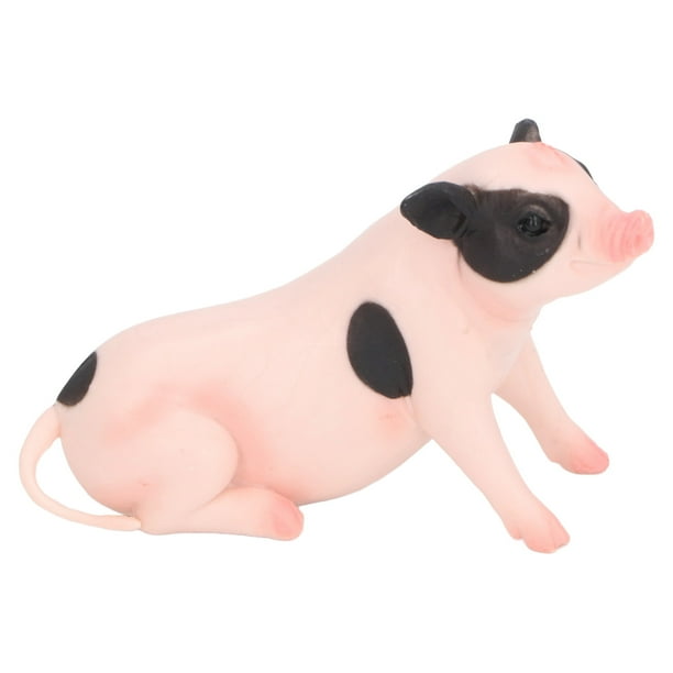 Cerdito De Silicona Realista De 5 Pulgadas – Juguete Suave Y Educativo Para Niños, Con Juego Incluido