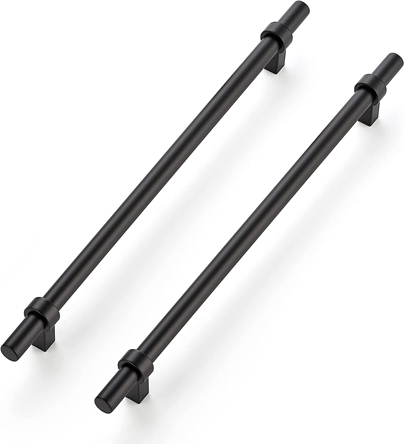 YIGOU 30 Pack 125/8 Inch Pulls Matte Black Kitchen