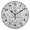 Black, variant on 9.84in Black and Colorful Dotted PVC Canvas Wall and Table Clock with Canvas Texture, Black or Gold Hands