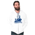 thumbnail image 4 of American Freedom Declare Independence Unisex Fleece Graphic Zip Up Hoodie Brisco Brands 2X, 4 of 6