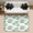 Multicolour 1, variant on CURLYOOT Spring Floral Area Rug 3x5 Ft Rugs for Entryway Entrance Kitchen, Washable Non Slip Watercolor Garden Flower Green Leaves Plants Indoor Floor Carpet for Bedroom Living Room
