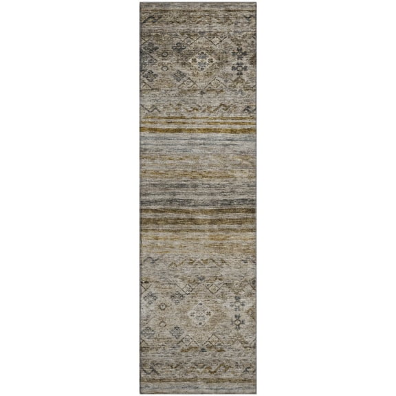 Dalyn Rugs Premium Machine Washable Mayfield AMF1219 Brown 2'3" x 7'6" Runner Rug