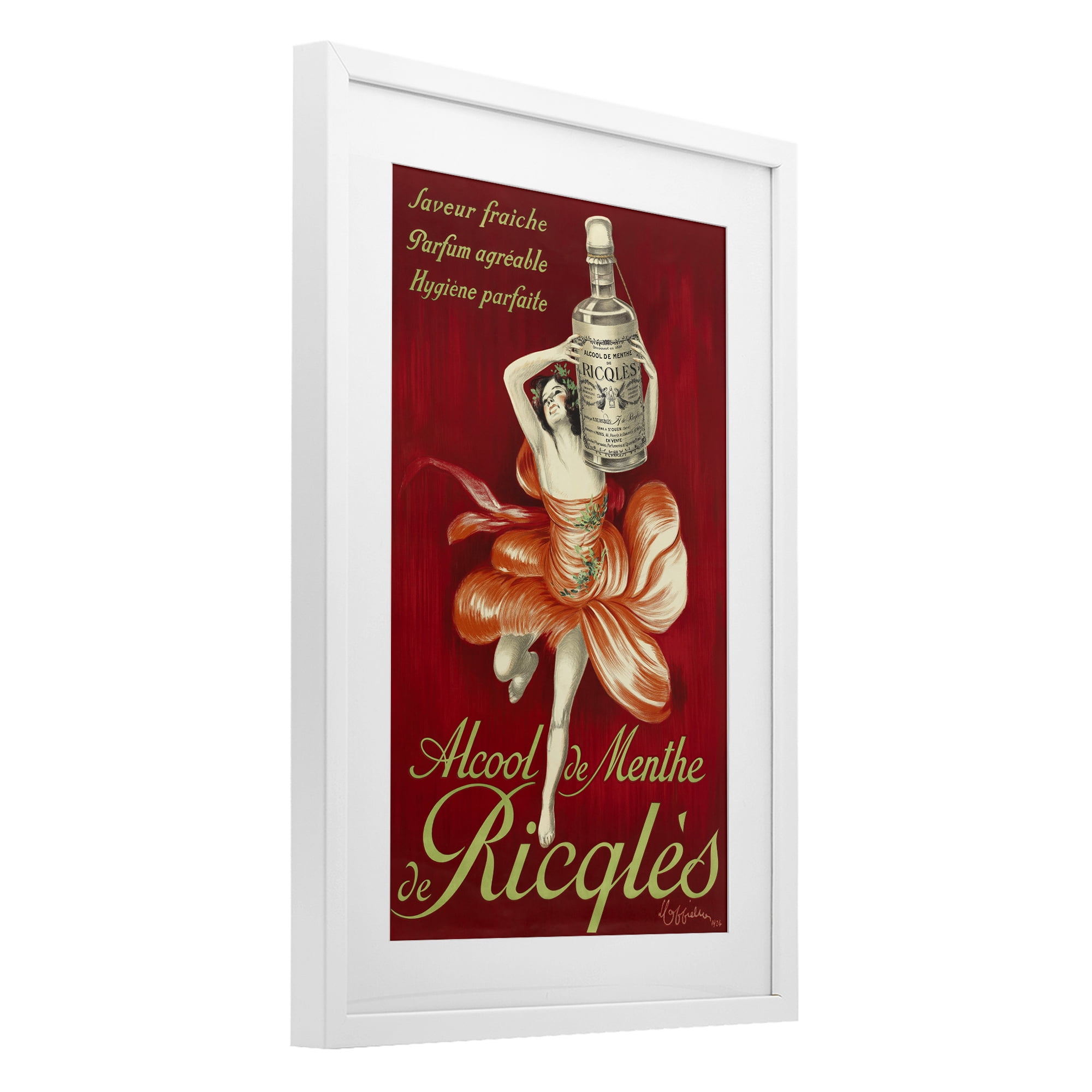 Stupell Industries Vintage Herbal Remedy Advertisement White Framed Print Under Glass, design by Leonetto Cappiello