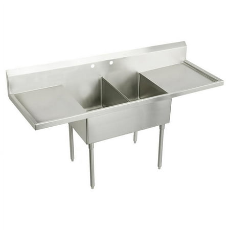 Elkay WNSF8254LR0 Double Bowl Stainless Steel Scullery Sink