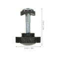 thumbnail image 6 of TEHAUX 4Pcs Lawn Mower Handle Bolt and Knob Set Universal Black Screws and Nuts for Mower Accessories, 6 of 6