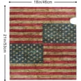 thumbnail image 5 of Vintage American Flag Rustic Stars White Red Stripes Mail Box Cover Magnetic Anti-UV 100% Polyester Standard Size 18" X 21" Oxford Garden,Postbox Letterbox Cover, 5 of 6