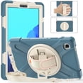 thumbnail image 2 of For Samsung Galaxy Tab A7 Lite Case 8.7 inch SM-T220/T225/T227, 360 Hand Strap, Shoulder Strap, Kickstand, Rugged Drop Protection, Cornflower Blue, 2 of 7