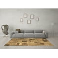 thumbnail image 3 of Ahgly Company Indoor Rectangle Patchwork Brown Transitional Area Rugs, 3' x 5', 3 of 4