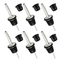 12pc Liquor Pour Spout & Adapters,Bottle Pourers for Alcohol Speed Spouts Stainless Steel Olive Oil Spout Liquor Pourers