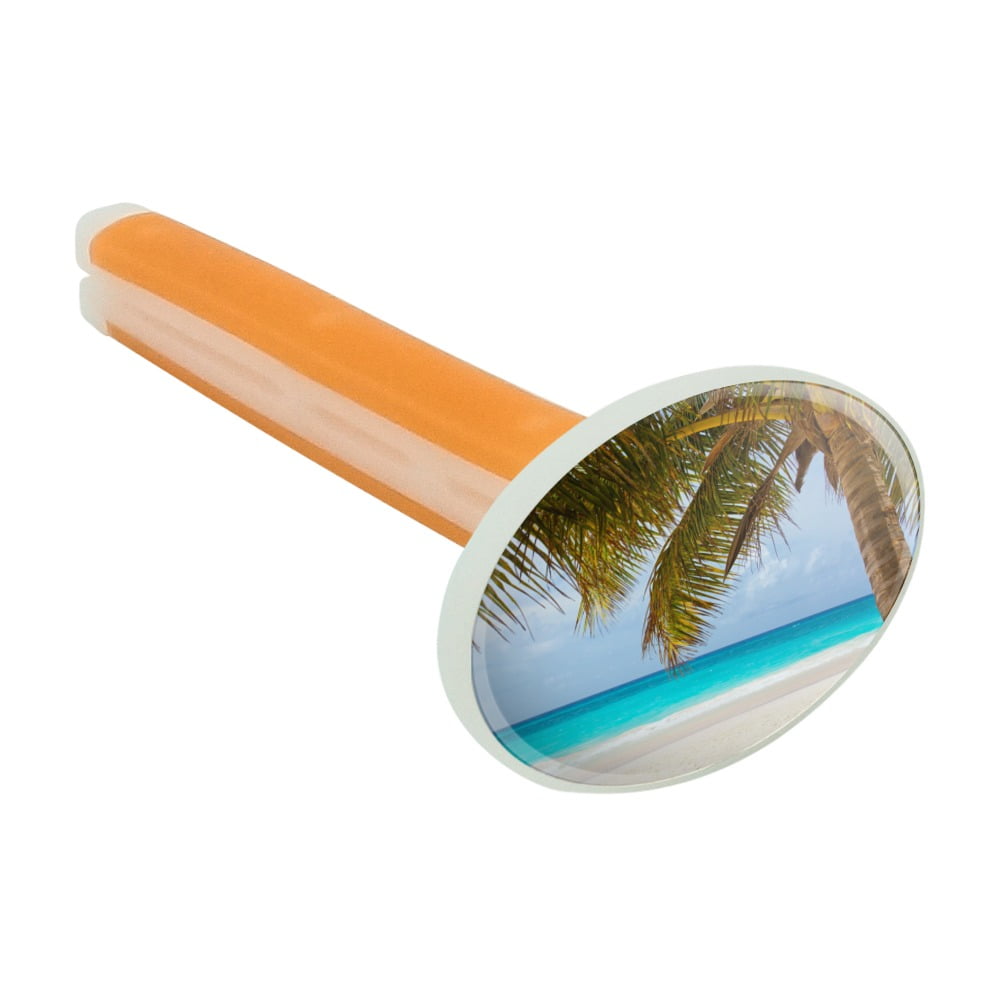 Tropical Palm Tree Ocean Beach Car Air Freshener Vent Clip