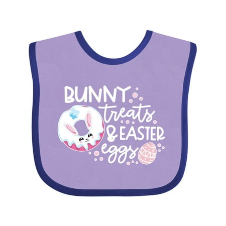 

Inktastic Easter Bunny Treats and Easter Eggs Gift Baby Girl Bib