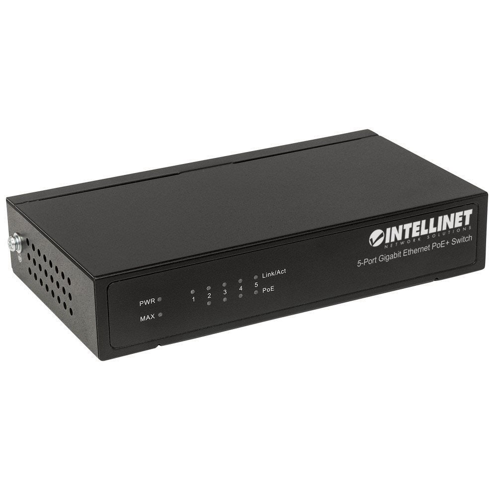 Intellinet Network Solutions 561228 5-Port Gigabit Ethernet PoE+ Switch