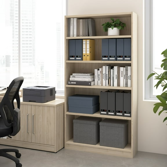 Bush Business Furniture Vista Tall 5 Shelf Bookcase