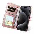 thumbnail image 5 of Wallet Case for Motorola Moto Edge 50 Fusion 5G Embossed Puppy Dog Card Holder Kickstand Wrist Strap Pink, 5 of 5