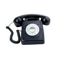 thumbnail image 4 of Teléfono Fijo con Cable Hugo Antiguo Dial Giratorio Negro, 4 of 10