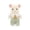D, variant on 3 Inch White Mouse Animal Doll with Cloth Dress Simulation Miniature Model for Collector Scenes and Creative Desktop Ornaments