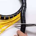 thumbnail image 3 of Billuyoard 2 unids/set 1,5/2m organizador de cables en Flexible 8/10/16mm almacenamiento de cables tubo Protector de cables gestión Cable Type11 NO11, 3 of 6