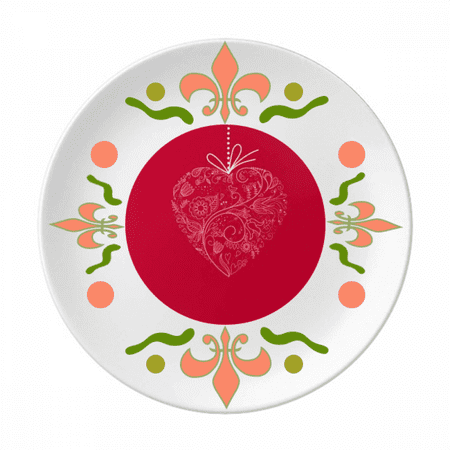 

Heart Shaped Flowers Vines Valentine s Day Flower Ceramics Plate Tableware Dinner Dish