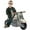 Cream White, variant on Qaba Baby Push Car for 2-5 Years Old with Music, Bubble, Red