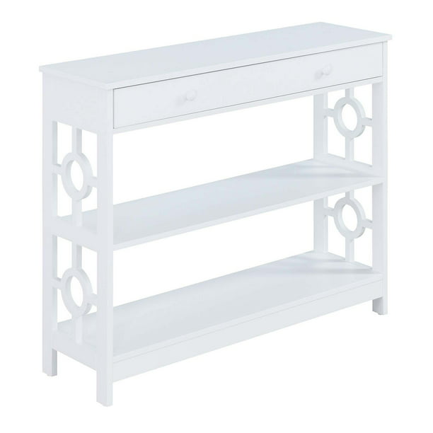 Convenience Concepts Ring 1 Drawer, Omega 1 Drawer Console Table