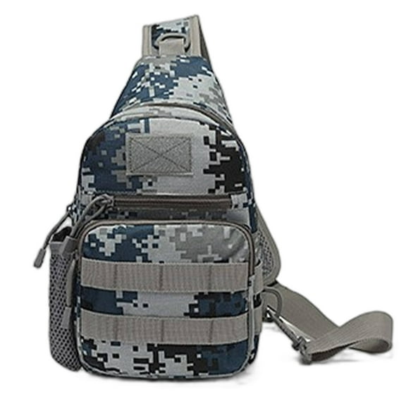 BESTSKY Fishing Backpack,Crossbody Bag Tackle Box Backpack,Easy Storage Fishing Tackle Bag,Gray