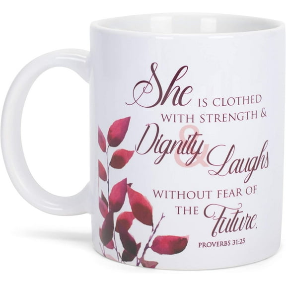 Proverbs 31 Woman 11 Ounce Ceramic Stoneware Coffee Mug