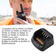 thumbnail image 3 of Cargador de Batería para walkie talkie, Cargador de batería de escritorio Inteligente Portátil Con Indicador de Luz LED, Compatible Con PD700 PD780 PD780 PD785 PD785G PD565, 3 of 7