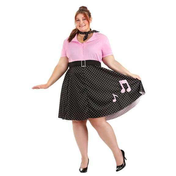 Plus Size Sock Hop Cutie Costume