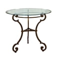 thumbnail image 4 of Dulles Glass Dessus de Table Rond en Verre Trempé Intérieur Extérieur 30 x 30 Pouces, 4 of 6