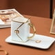 thumbnail image 5 of Taza de cerámica creativa en forma de bolso con platillo, bandeja de porcelana y cuchara para café, chocolate caliente, capuchino y café con leche Desayuno Anvirtue, 5 of 5
