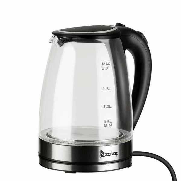 Electric Kettle Water Heater with SpeedBoil Tech 1.8 Liter Cordless w/LED Light 
