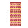 thumbnail image 2 of Gráfico de Bolsillo para El Aula, Organizador Colgante para El Aula, Soporte para Teléfono, Bolsillo, Soporte para Calculadora, Organizador de Bolsill Rojo, 2 of 9