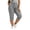 Gray, variant on Women's Plus Size Cargo Pants Capris, Casual Elastic Waist Slim Fit Holiday Summer Capri Pants with Pockets Coffee Size 3XL