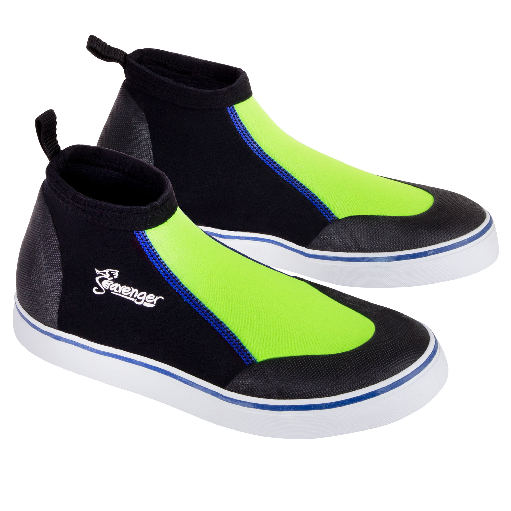 Snorkel Green Seavenger Sneaker Style Aqua Shoes 3mm Neoprene High Top Dive 