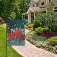 thumbnail image 2 of Yayeee Garden Flag 12" x 18" Double Sided Outdoor Yard Lawn Holiday Decorations, Christmas Poinsettia, 2 of 6