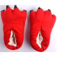 thumbnail image 1 of Soft Plush Slippers, Cartoon Unicorn Stitch Tiger Paw Winter Animal Claw, 1 of 5