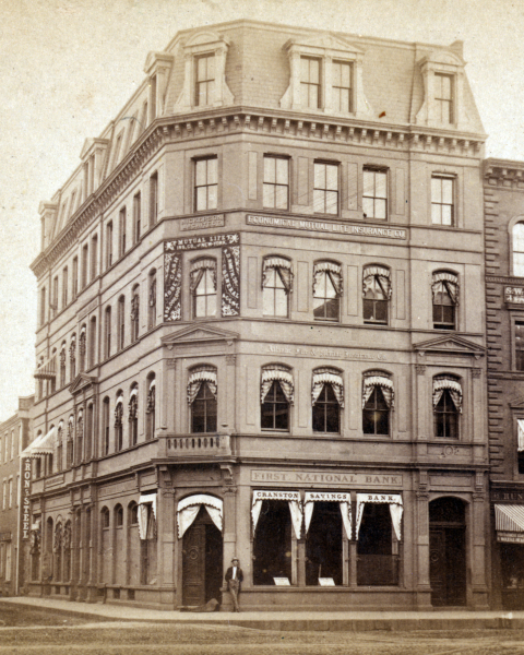 Print: Atlantic Building, Providence, Rhode Island, Circa 1863-1881 ...