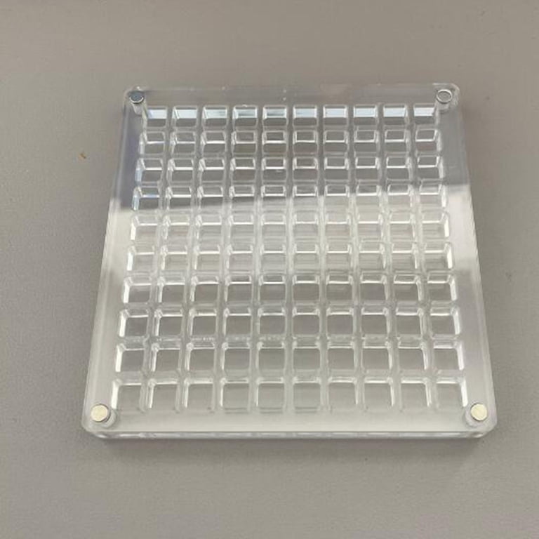 Nail Rhinestones Storage Box, Decoration Storage Case Square