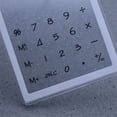 thumbnail image 3 of PTOOTP Compact White Solar Powered Calculator for Math Use Handheld Desktop, 3 of 8