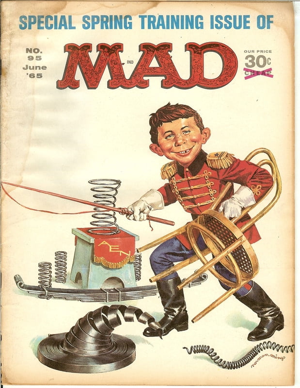 MAD Magazine #95 June 1965 (POOR Condition)