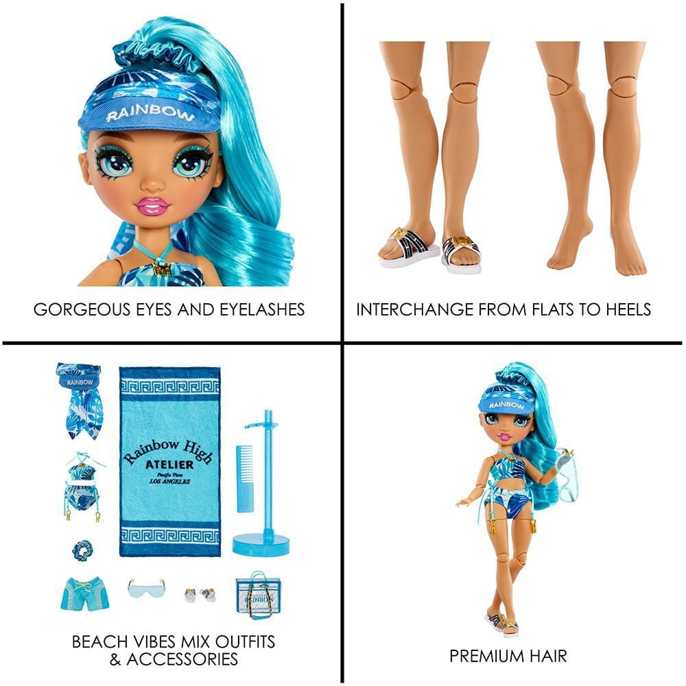 Rainbow High Pacific Coast Hali Capri (Blue) Fashion Doll