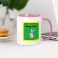 thumbnail image 3 of CafePress - Hoppy Easter Bunny Design Mugs - 11 oz Ceramic Mug - Novelty Coffee Tea Cup, 3 of 4