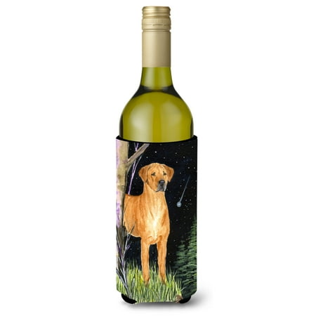 

Caroline s Treasures SS8479LITERK Starry Night Rhodesian Ridgeback Wine Bottle Hugger Wine Bottle multicolor