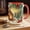 Black, variant on Gingerbread House Mug Gingerbread Coffee Cup Christmas Kitchen Decor Mug Christmas Coffee