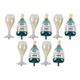 thumbnail image 4 of 5 juegos de globos de botella de cerveza, globos de cerveza de papel de aluminio reutilizables, lindos globos con alcohol a la moda para hombres para fiesta de cumpleaños, 4 of 8