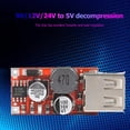 thumbnail image 1 of Módulo de alimentación del cargador de coche reductor de DC-DC 9V/12V/24V a 5V 3A USB Buck Board Kuymtek Para estrenar, 1 of 3