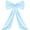 Blue, variant on Red Large Bow Decor Big Bow Coquette Birthday Decoration for Room Giant Satin Ribbon Tie for Party Backdrop Wedding Bridal Shower Valentine's Day Wall Hanging Decor (24 x 40 Inches)