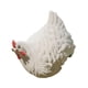 thumbnail image 4 of Figura decorativa de gallina, estatua decorativa, escultura de pollo simulado extraíble blanco, 4 of 9